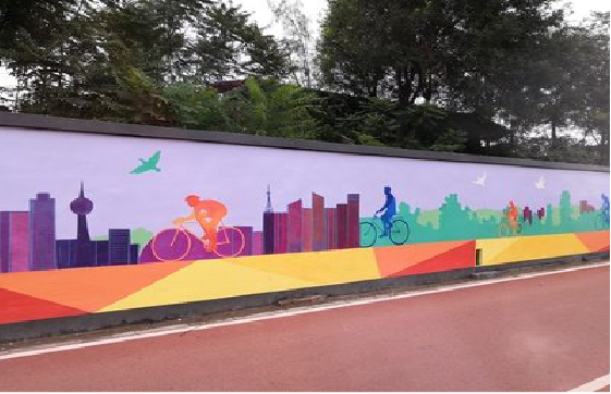  平利墙体彩绘-围墙