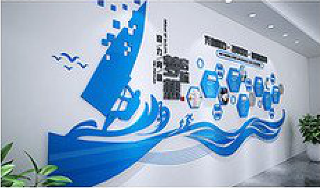 平利海浪主题文化墙如何设计？