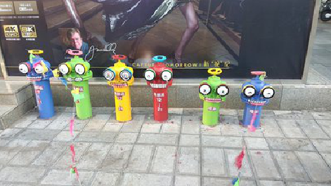  平利商业区彩绘