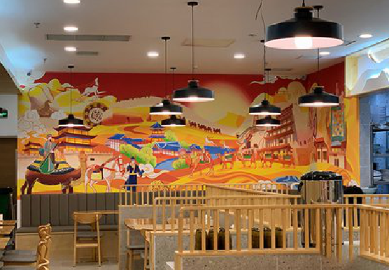  平利商业空间彩绘介绍。