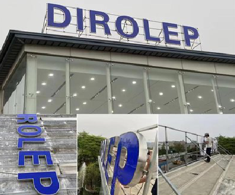  平利楼顶发光字安装的注意事项。